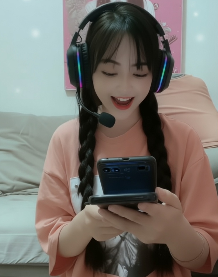 user using the app